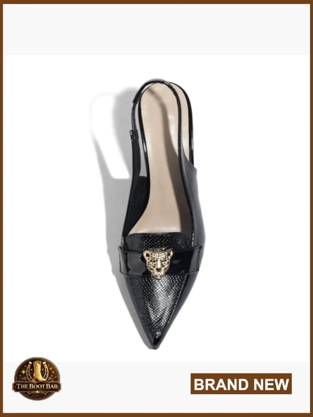 Pointed Toe Block Heel Pumps with Ankle Strap - Women's Dress Shoes - Picture 4 of 7